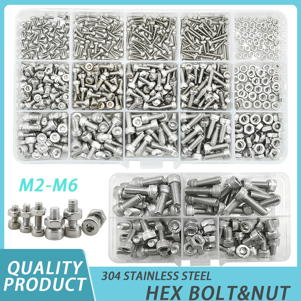 Vite Inox 316 Serie Complete Con Dado E Rondella - Foto 4