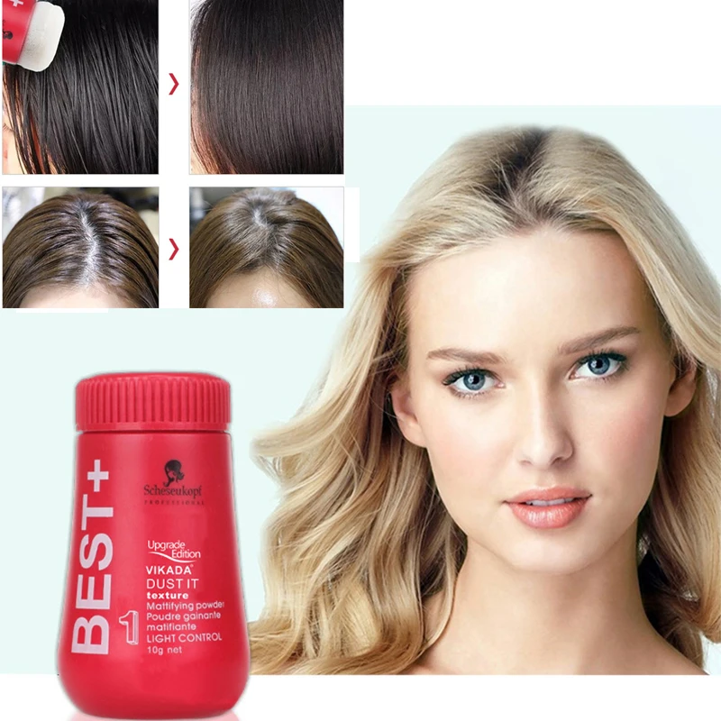 

Fluffy pink hair bangs wash free men's and women's puffy powder oil head degreasing modeling spray styling powder Hair care