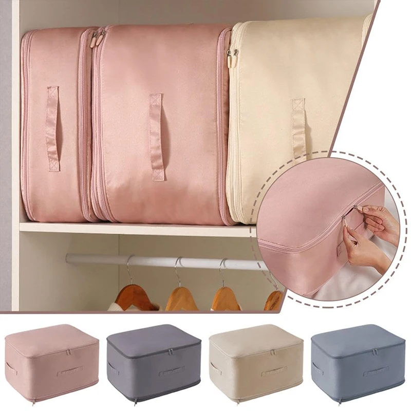 

Экономия пространства самосжатие Организатор сверхмощный движущийся Bas складная сумка для хранения с молнией для одеяла постельного белья