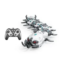 RC Centipede Spray Mist RC Insect  With LED Music Electronic Robot Remote Control Animal Kids Halloween Easter Toys USB Charge 1
