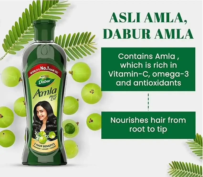 Indian Gooseberry Hair Oil 180ml Nourishing Smoothing Black Hair