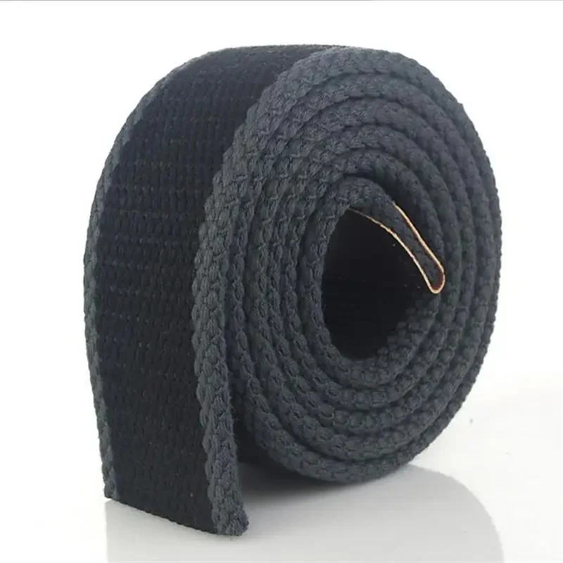 SupSindy Canvas Belt 3.8cm Width 110cm-160cm For Men Women