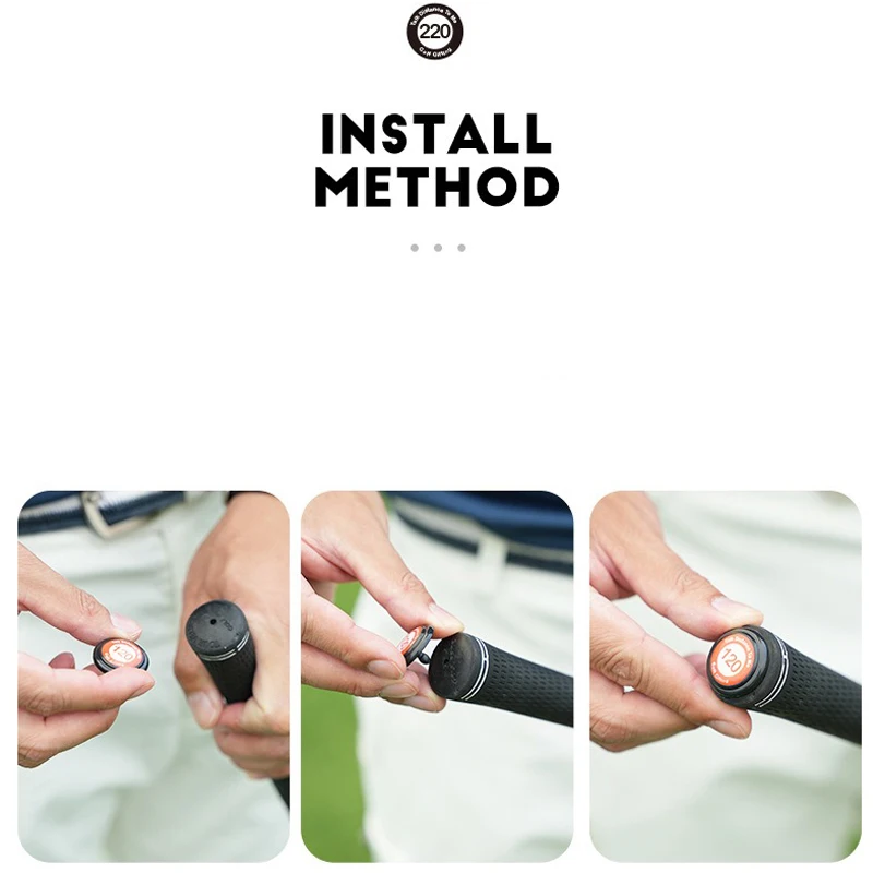 20Pcs/Set Golf Club Marker ABS Not Easy to Fall Off Suitable for All Club Grips Display Distance Golf Club Mark Accessories