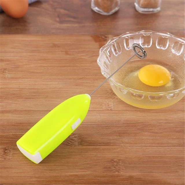 Milk Drink Coffee Whisk Mixer Electric Egg Beater Frother Foamer Mini  Handle Stirrer Practical Kitchen Cooking Tool Egg Tool - Egg Tools -  AliExpress