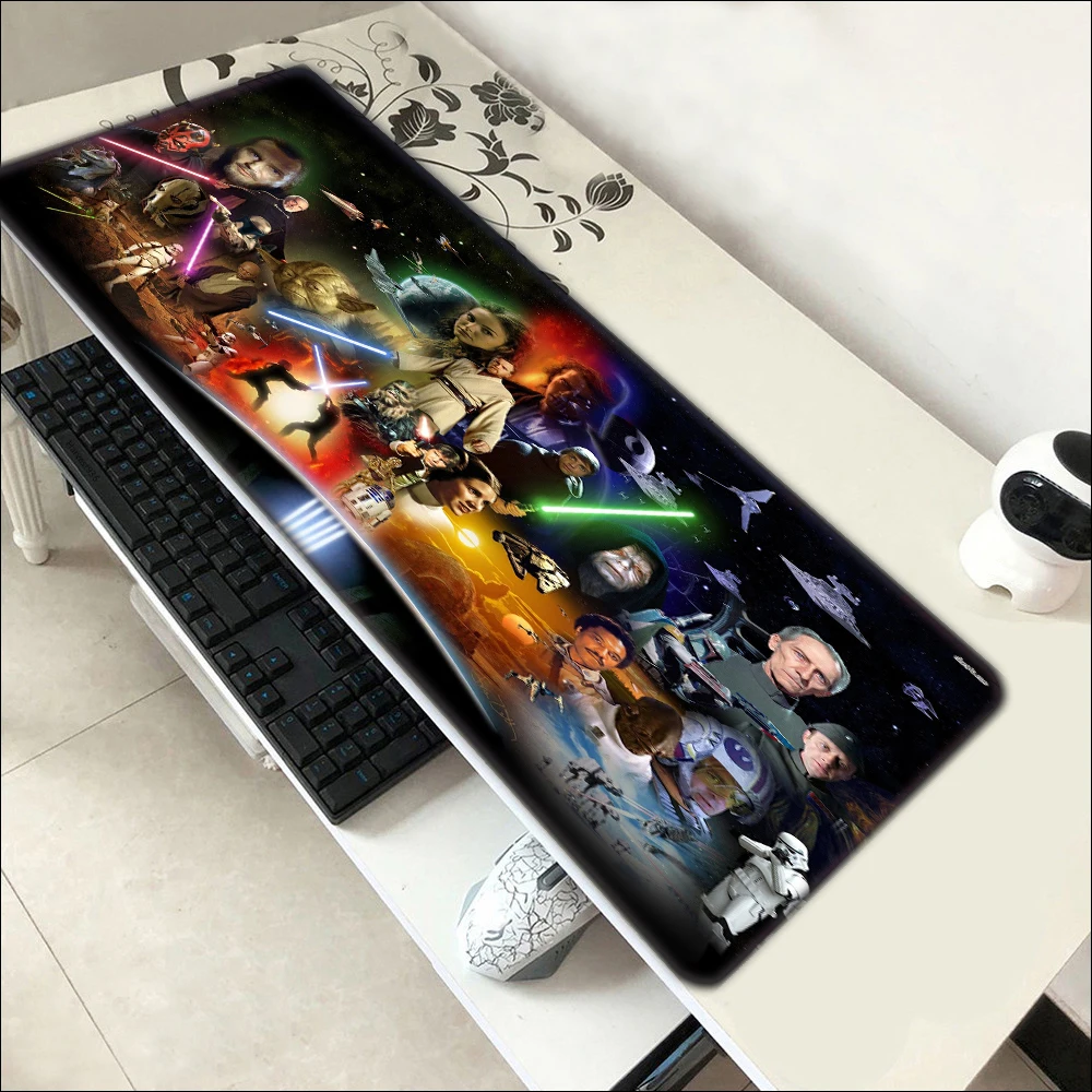 Большой игровой коврик для клавиатуры и мыши SOVAWIN 90x40 см компьютерный геймерский