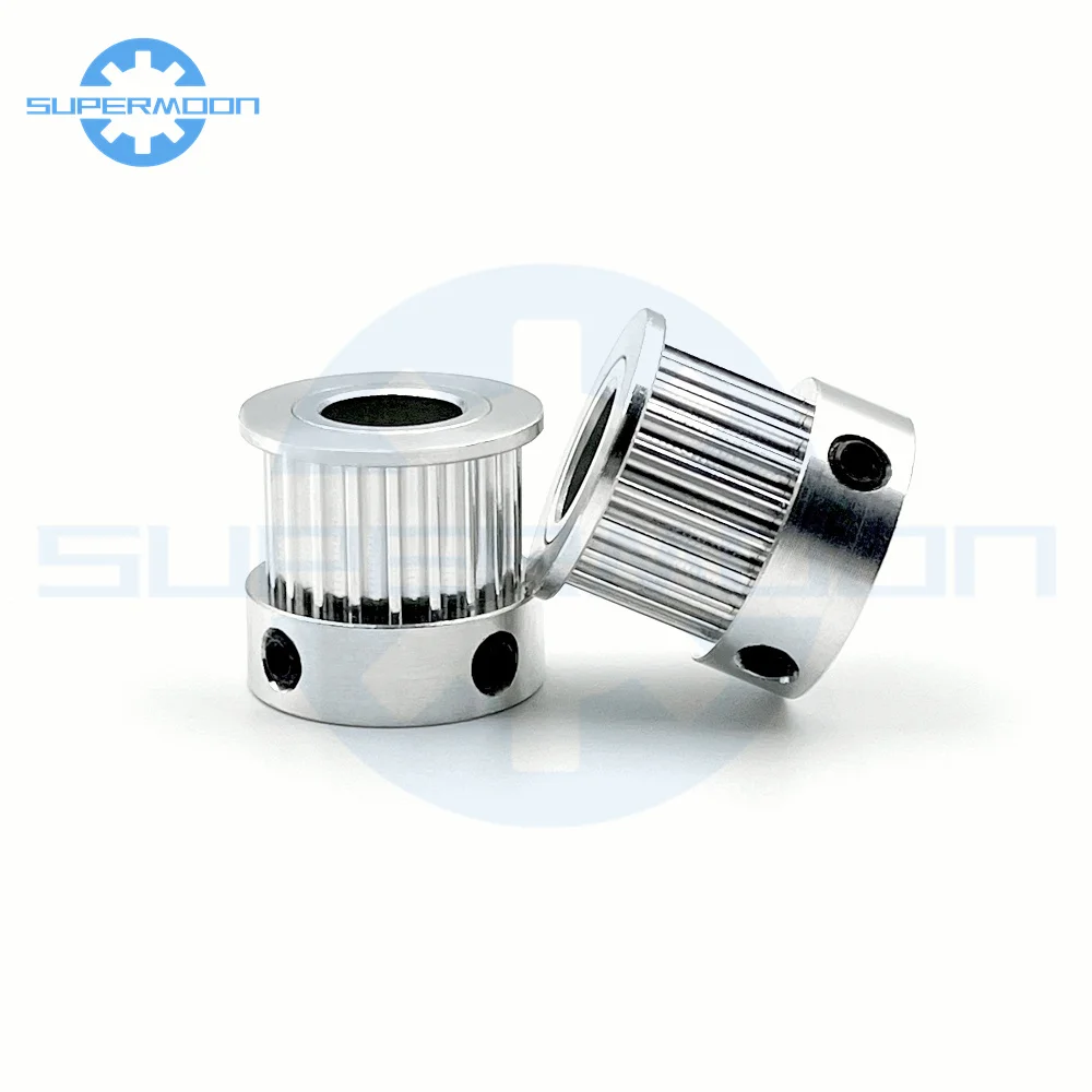 Description Picture 4 of itemHTD 3M 24 Teeth Timing Pulley Bore 5/6/6.35/8/10/12/12.7/14/15mm For Belt Width 10-25mm 24T Small Backlash Wheel Gear Pulley