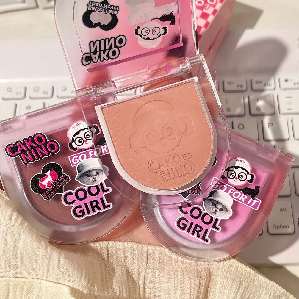 Girl Blush Peach Cream Makeup Blush Palette Cheek Contour Blush