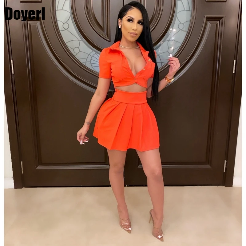 two piece skirt sets