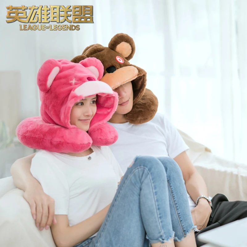 

League Of Legends Annie Hastur Tibbers Neck Pillow Collection Plush Doll Game Toys Girl Birthday Game Gift Garage Kit Plush Toys