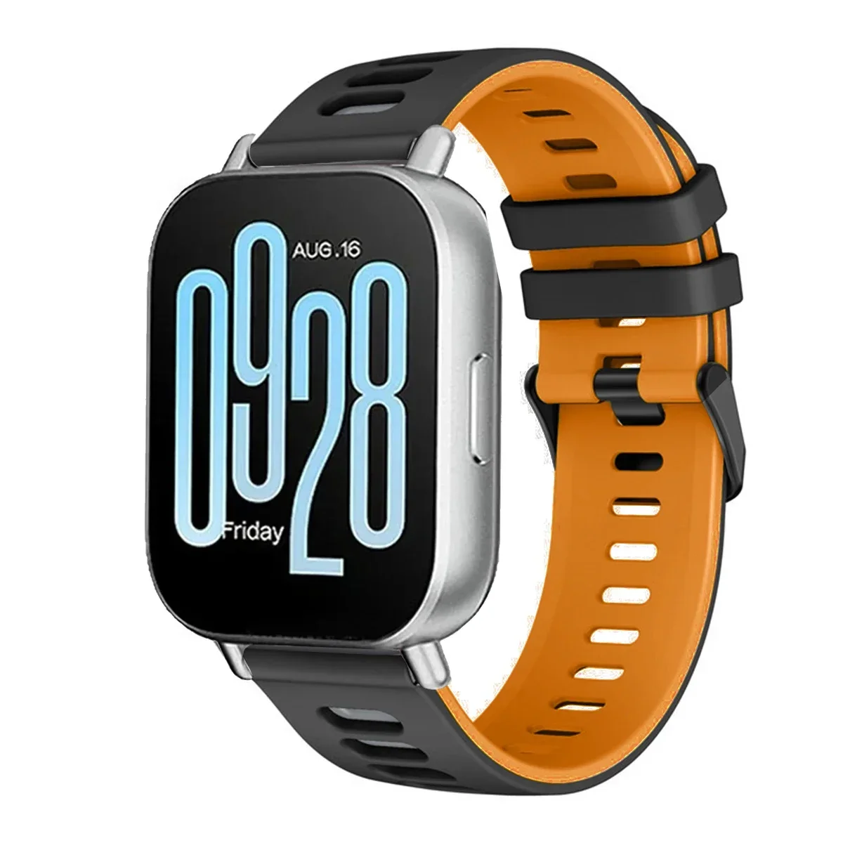 Silicone Sport Wristband - 22mm Strap Accessory in Various Colors