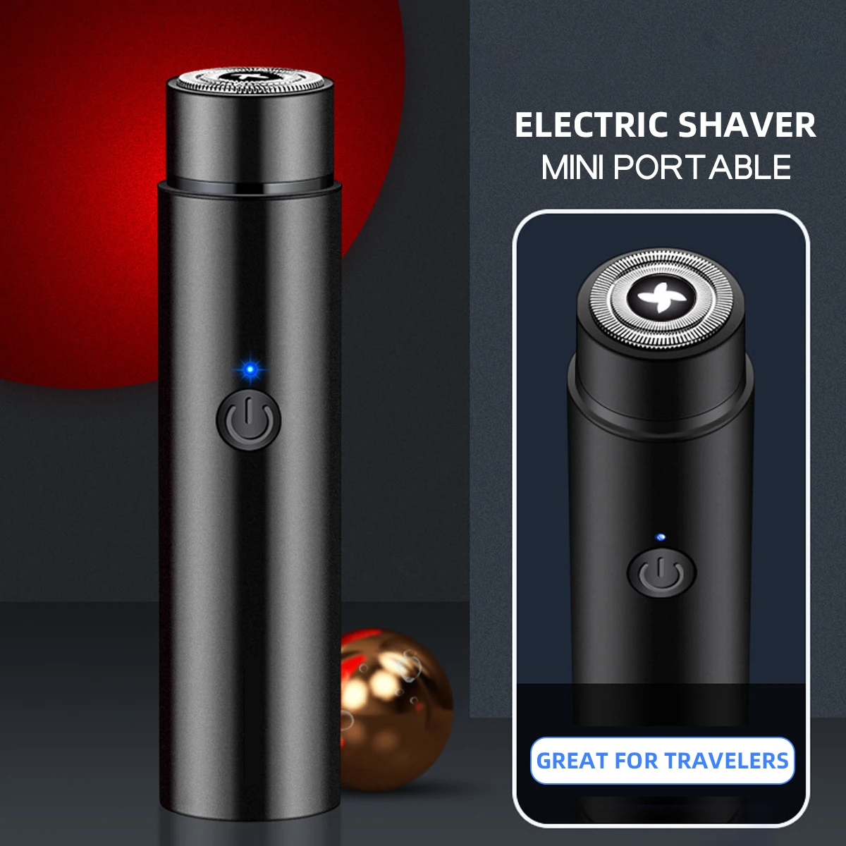 Portable USB Charging Hair Trimmer for Home Use
