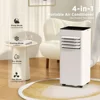 Portable Air Conditioners Cool Up to 350 Sq.Ft, 4 Modes Portable AC with Remote Control/Large LED Display/24Hrs 2
