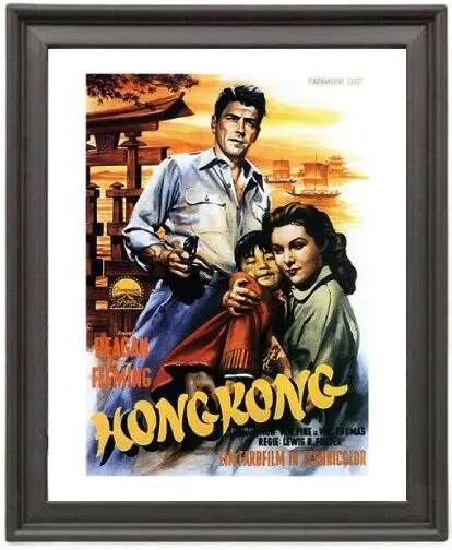 

Плакат в рамке, плакат в Гонконге, фотобумага, печать, фоторамка 16x12 дюймов