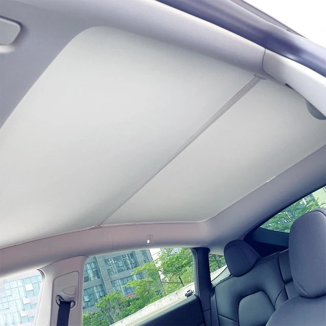 Roof Window Sunshade For Tesla Model Y 2020 2021 2022 2023 Foldable Sunroof  Shade Heat Insulation Cover 20.8 X 12.9 X 0.98 In - AliExpress