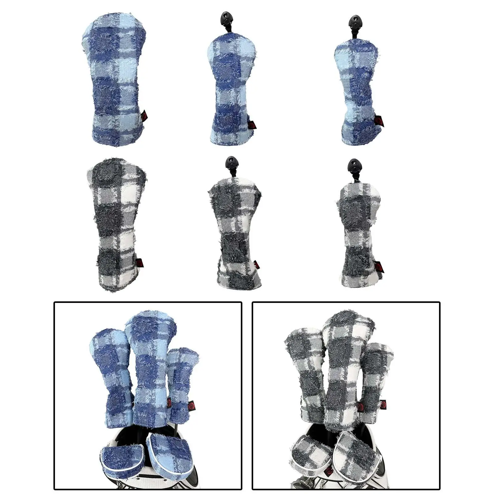 

Golf Club Head Cover Golf Cue Protect Case Fleece Lined Golf Wood Headcover Golf Club Protectors Golf Headcovers Golf Accessory