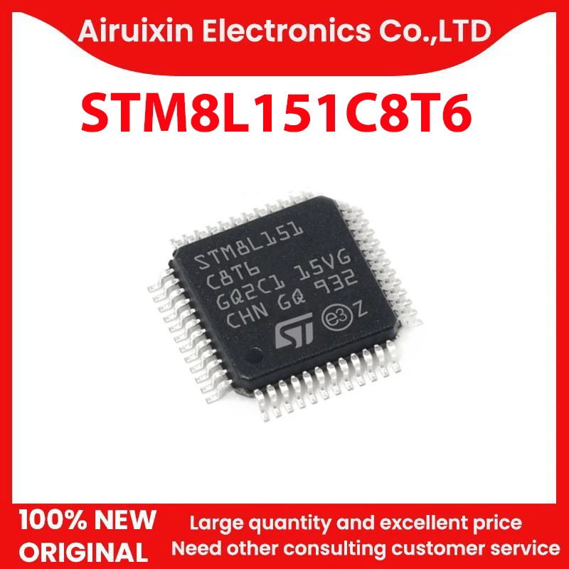 

100% новый и оригинальный STM8L151C8T6 LQFP48 1 шт./лот
