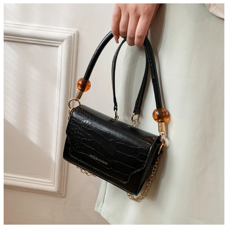 Textured Mini Bag 2023 Spring New Trendy Single Shoulder Women's Bag - Versatile Crossbody INS Hot-selling Small Square Bag
