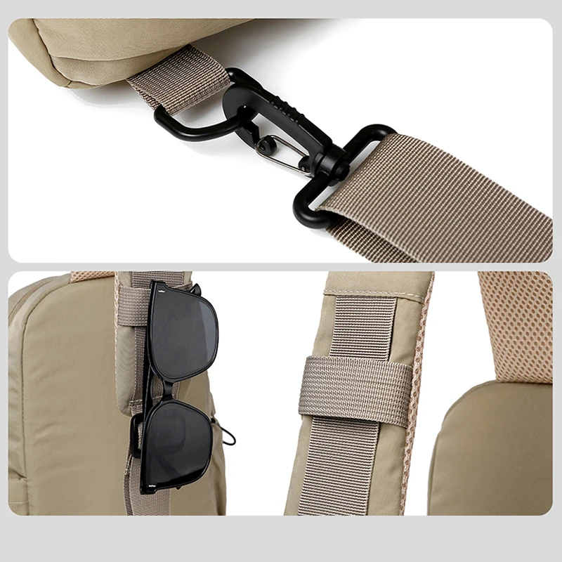 Outdoor sports and leisure, hiking, and traveling multi-purpose small backpack, unisex chest bag, transformable travel shoulder