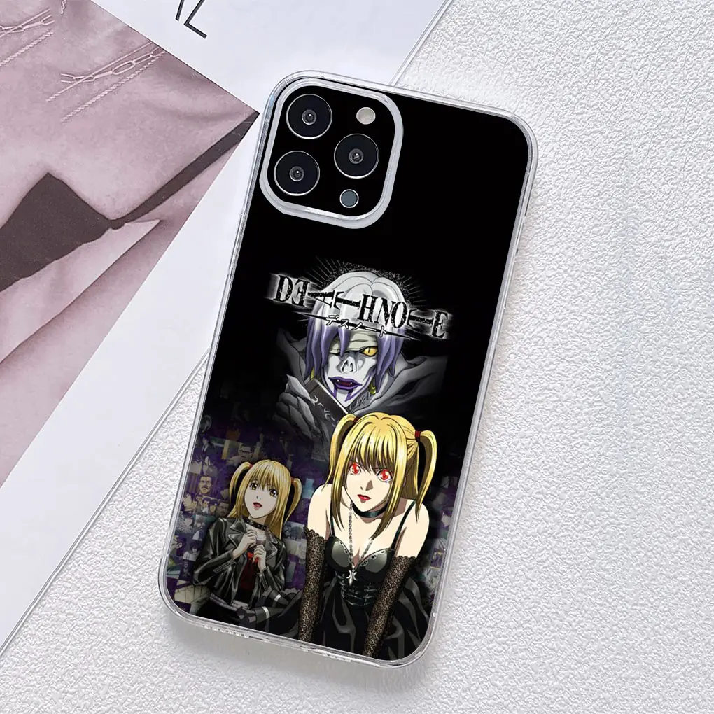 Ryuk Kira Rem Misa Death Note L Cover Phone Case
