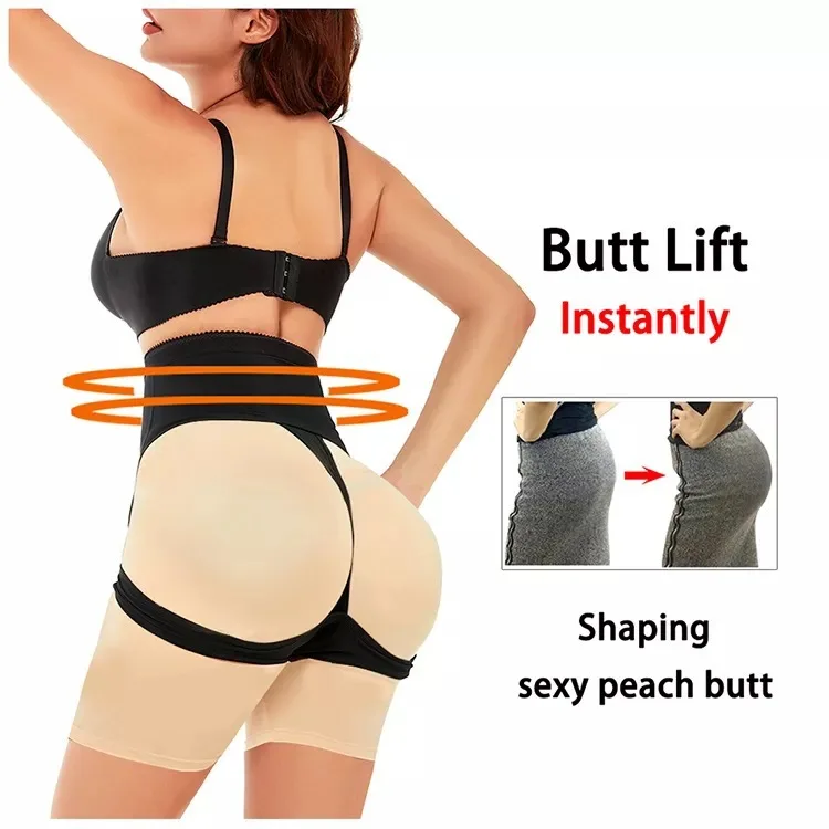 2-in-1 high waist hip lifting pants