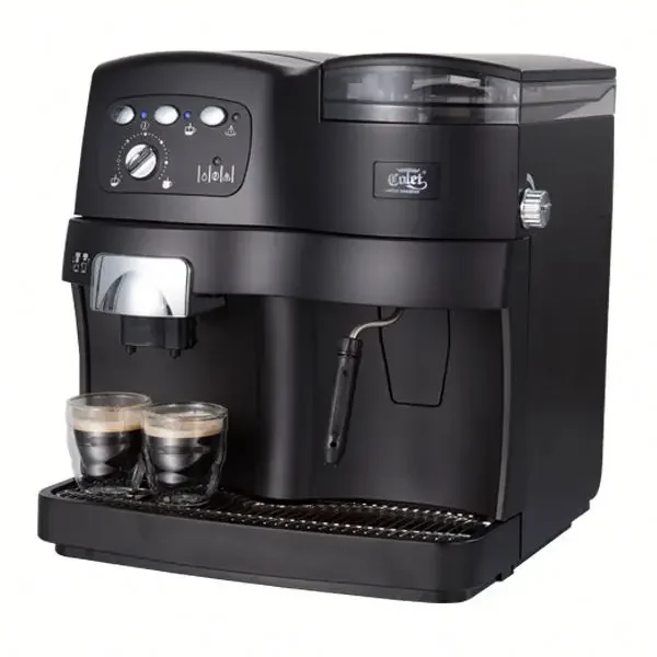 

Sliver and Black 1.8L water tank coffee vending machine with coffee grinder