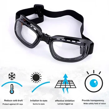 Safety Goggles Motorcycle Glasses Folding Glasses Anti Fog Windproof Sandproof Ski Goggles Off Road Racing Cycling Eyewear 1