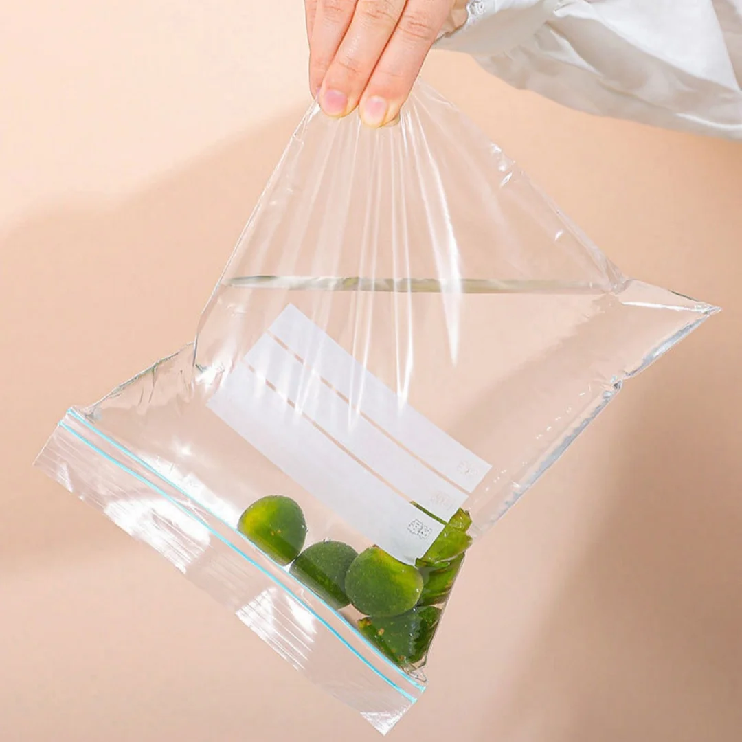 Resealable storage zip bags variety pack with organizer assorted size clear plastic snack sandwich bags