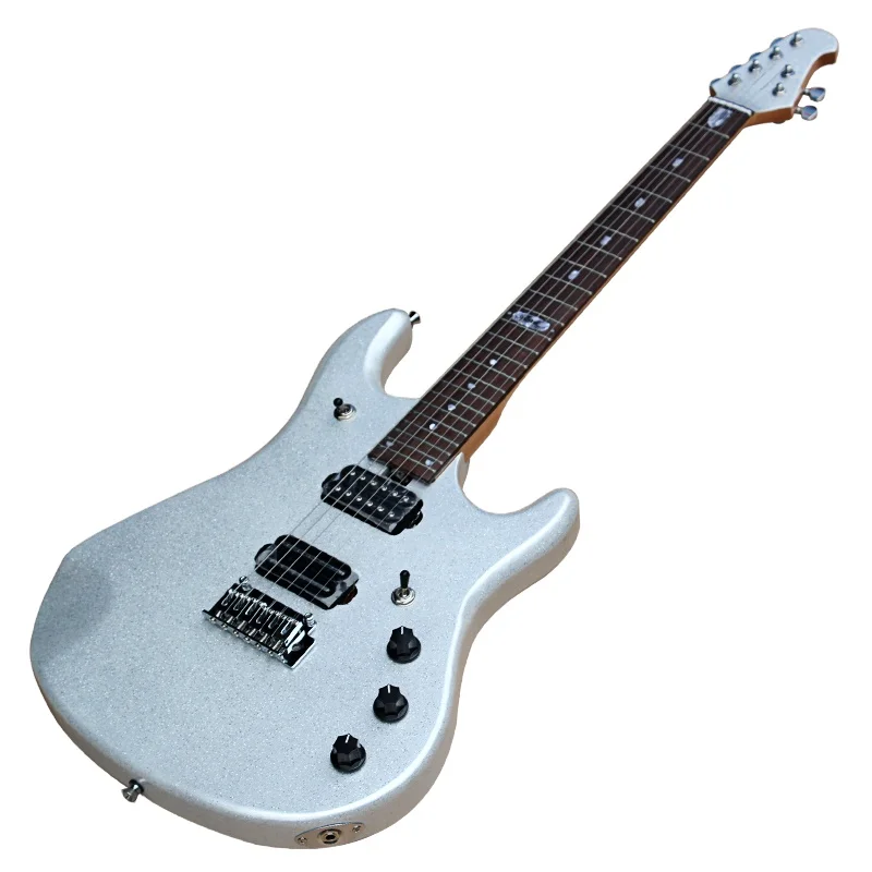 

Flyoung Silver 6 Strings M Electric Guitar Rosewood Fretboard Guitar