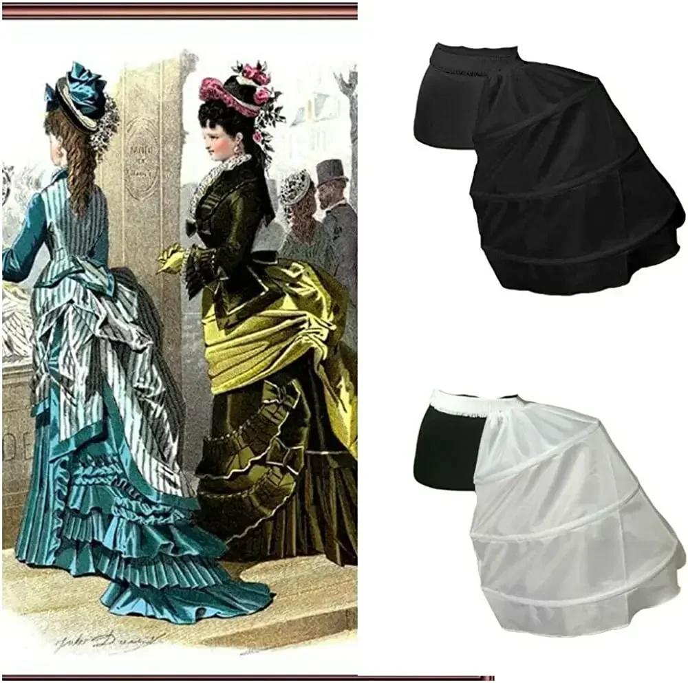 Petticoat Skirt Petticoat Underskirt Vintage Underskirt Vintage Victorian Edwardian Petticoat Cage Frame Half Bustle Dress Skirt Pannier