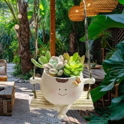 Charming Hanging Succulent Planter - Personalized Creative Garden Decor (Style4)