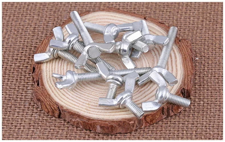 Ferramenta Bulloni Bulloni A Farfalla M4 In Acciaio Inox 304 - Confezione Da 30 Pezzi, Resistente Alla Corrosione Viti A Farfalla 304