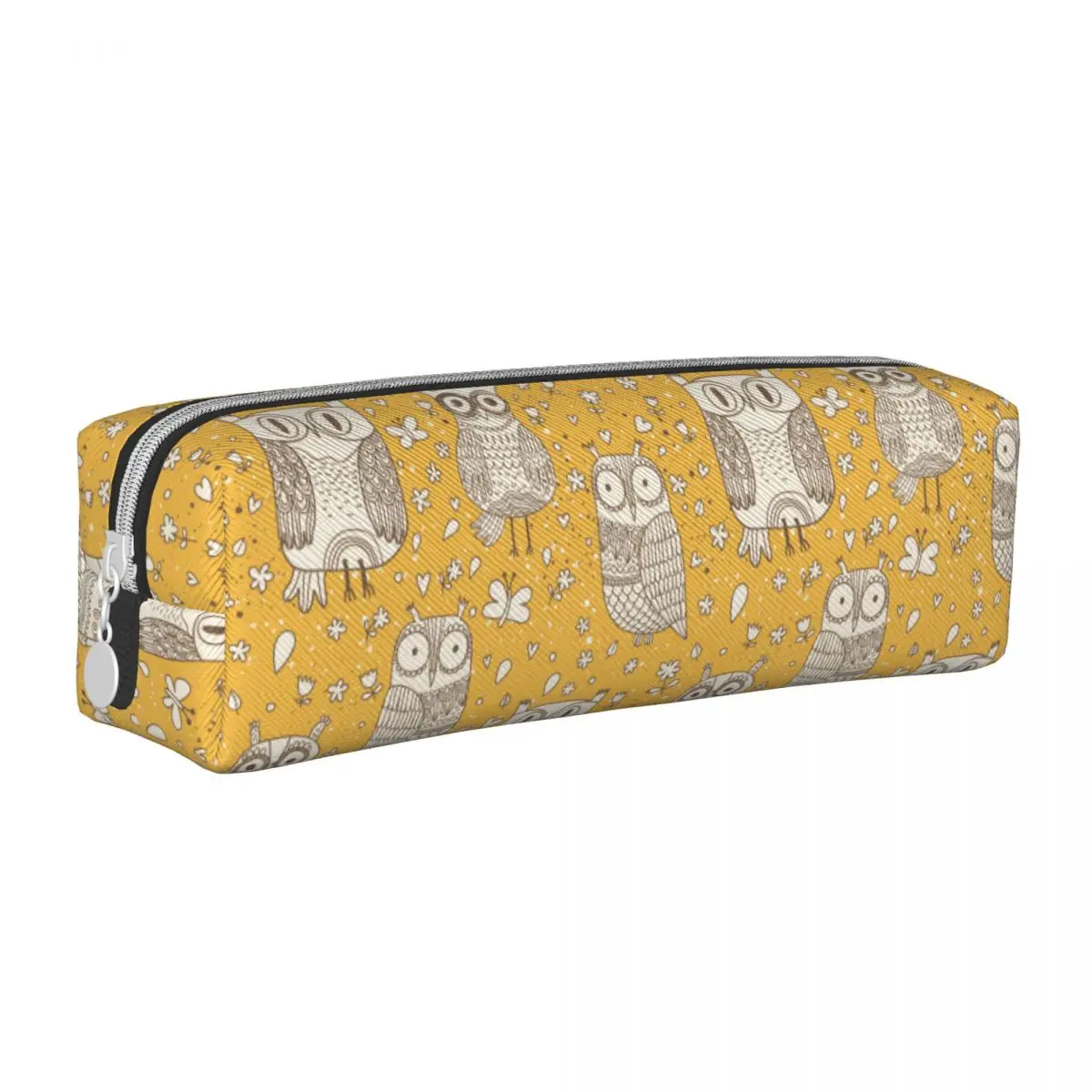 

Cute Owl Pencil Case Retro Casual Cartoon Zipper Pencil Pouch Boy Girl Aesthetic College Back To School Pencil Cases Stationery