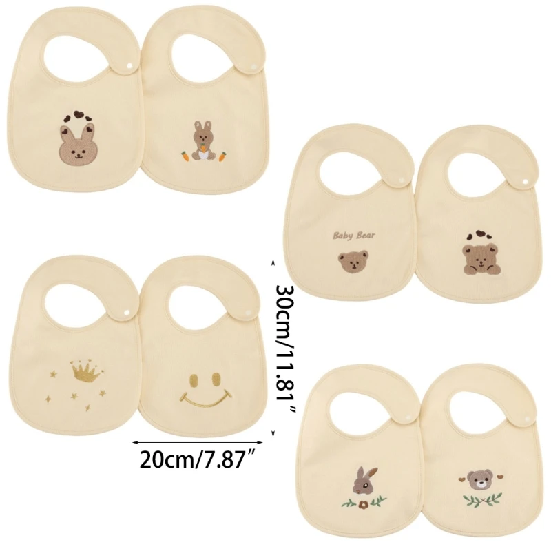 Baby Feeding Bib Breathable Drooling Apron Newborns Burp Cloths Infant Supplies