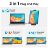 Dopesplay 14.1inch Portable Monitors 1200P FHD IPS Laptop Screen Extender Type-C HDMI For Laptops Switch Game Mac Up 14 to 17.3“ 6