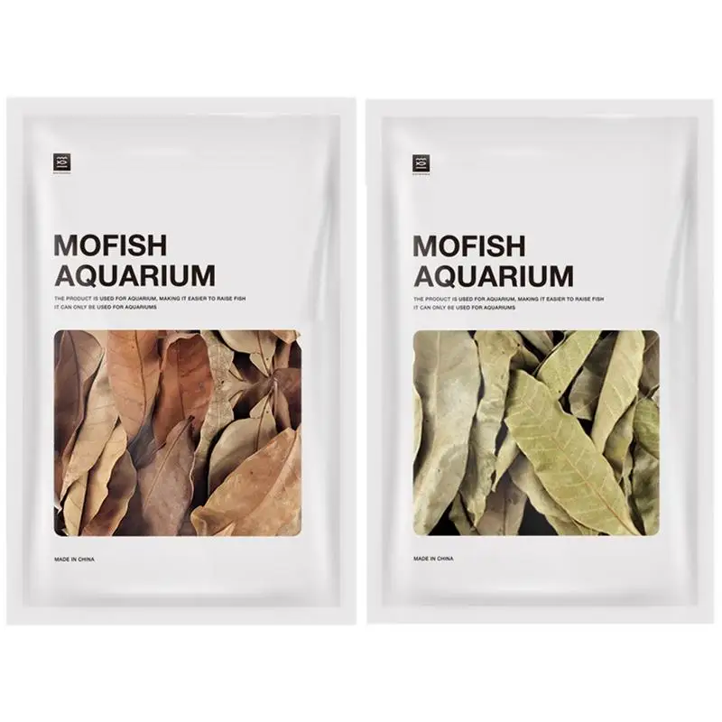 Grande Catappa Indian Almond-Leaves For Fish Aquarium Tanks Long Dry Leaf Migliora Habitat Betta Breeding Fish Tank Water