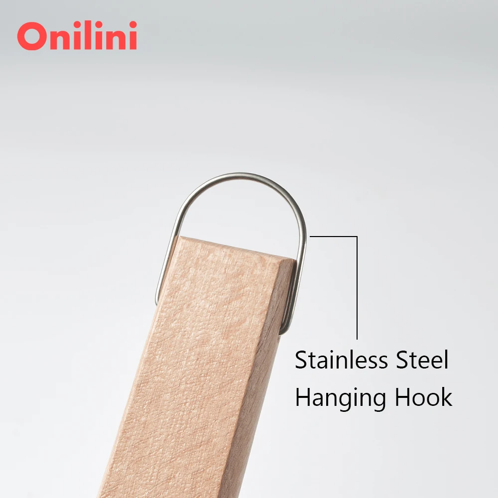 Onilini Pizza Oven Copper Brush with Scraper Household Grill Brass Cleaning Brush Wood Handle Roccbox Onni Koda Oven Cleaner