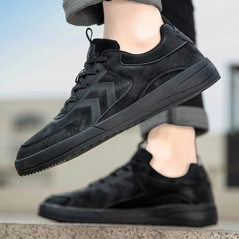 New 2025 Men's Wide Warm Fur Walking Sneakers for Winter Hiking Athletics Large Size Barefoot Casual Outdoor Shoes 2