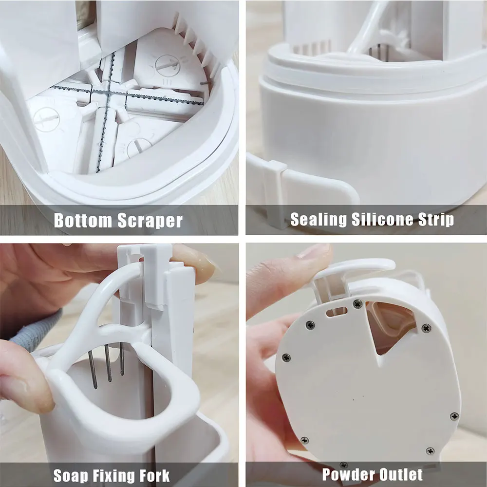 Pulverizador de jabón de pared: 3 niveles de pulverizacion ajustables, dispensador de jabón recargable impermeable para baño y cocina - Imagen 6