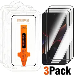 Premium HD Tempered Glass Easy Install Dust - Proof Screen Protector - Galaxy A14 5G (3Pack)