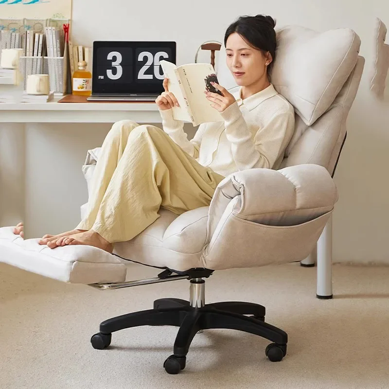 

Swivel Ergonomic Office Chair Recliner Lazy Cushion Comfy Floor Living Room Office Chair Luxury Sillas De Oficina Home Office
