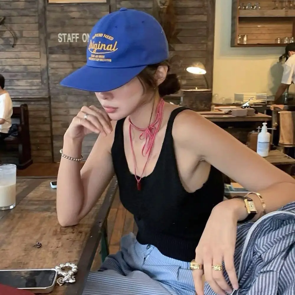 Cotton Baseball Cap Embroidery Hip Hop Sun Hat