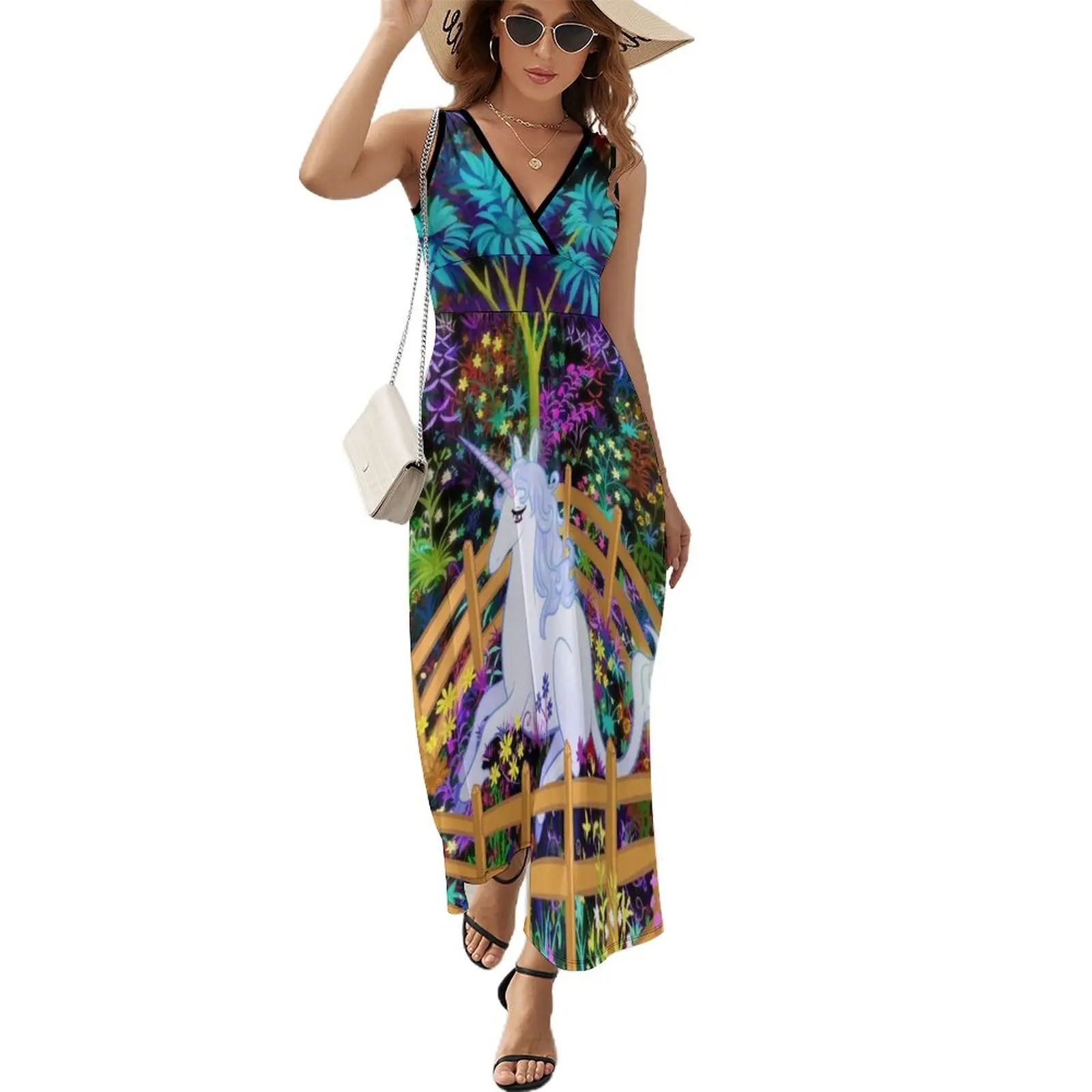 

The Last Unicorn in Captivity Sleeveless Dress Women's skirt elegant party dresses for women 2023