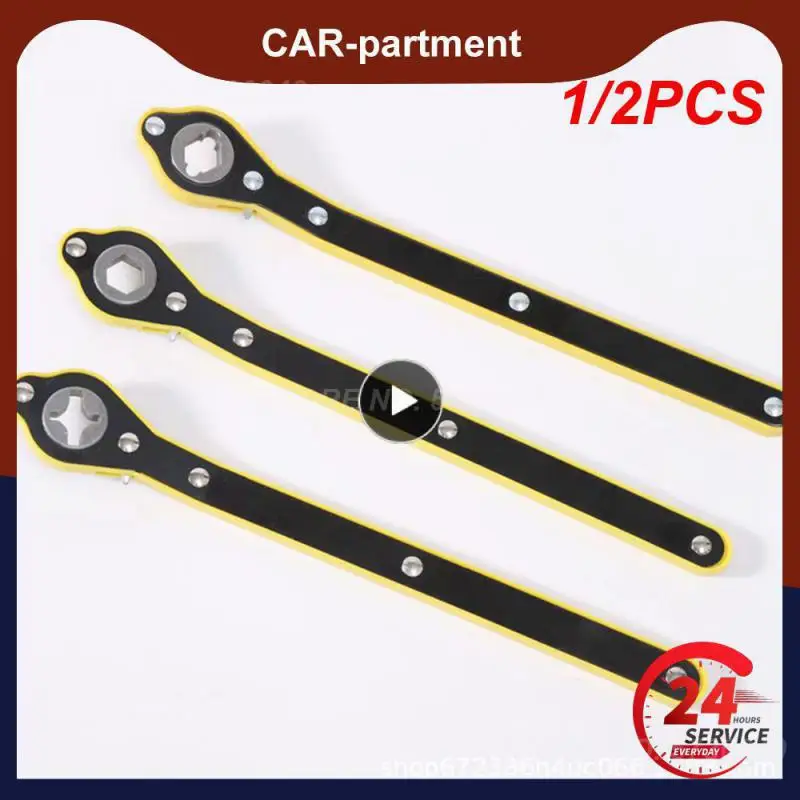 

1/2PCS Car Jack Labor-saving Wrench Auto Wheel Lug Wrench Handle Repair Tool Labor-saving Wrench Scissor Garage Tire Changer