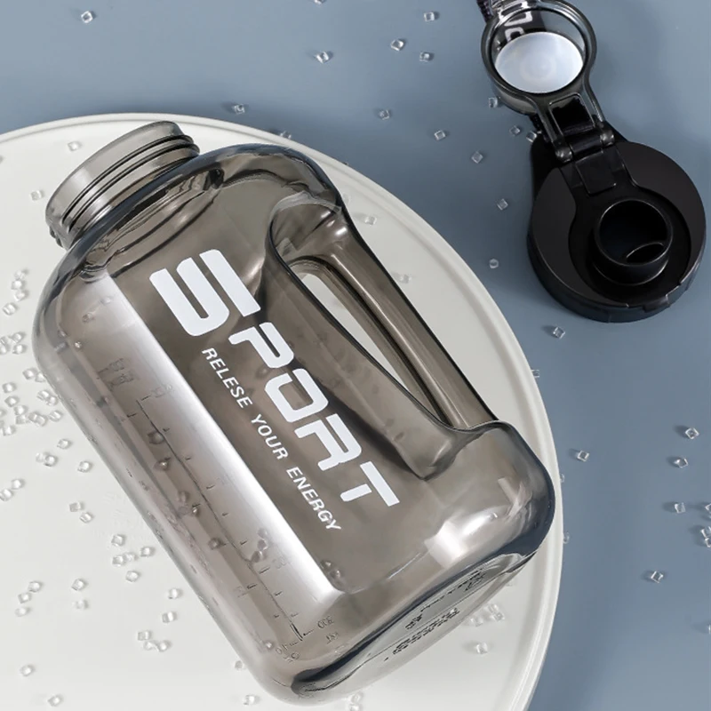 Sports Water Bottle Travel Kettle Fitness Gym Portable Capacity Straw Leakage-Proof Cup Drinkware sports water bottle portable water bottle portable water jug