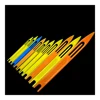 3pcs Random color Fishing net shuttle Plastic weaving shuttle Mesh needle establishment mending Cast a net Fish cage tool 2