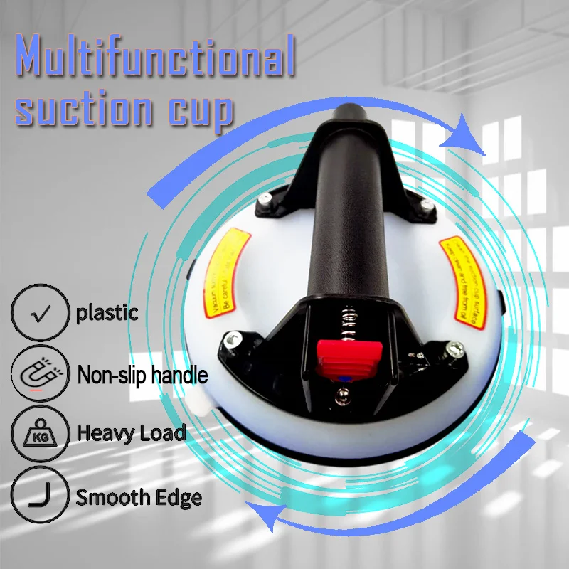 8-inch Crane Vacuum Suction Cup With Handle for Granite & Glass Lifting Window Replacement Suction cup For Tile Handling Tools