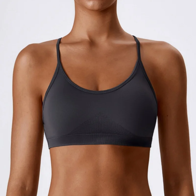 

Seamless Yoga Bra Quick-Drying Tight Sports Running Body Workout Clothes Sling Beautiful Back Yoga Clothes7137