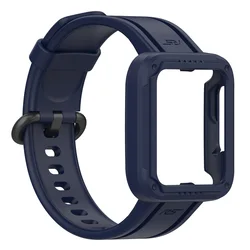 High-Quality Silicone Watch Strap - Adjustable and Durable Replacement Band (Ink Blue)