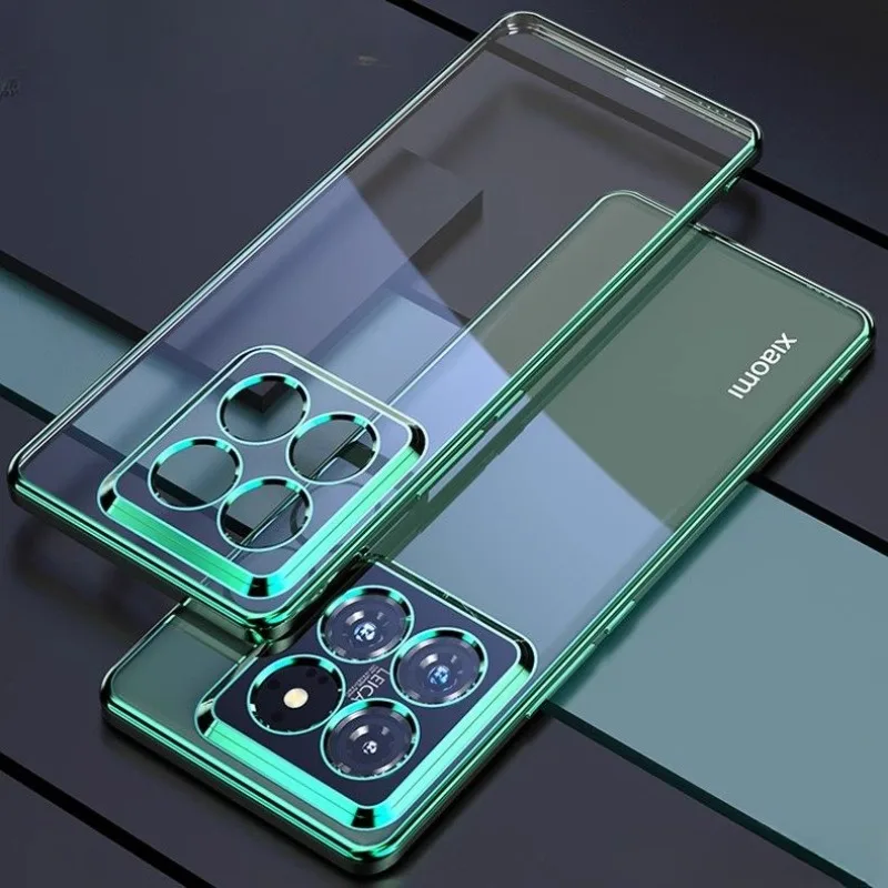 Luxurious Electroplating Silicone Soft Shell Phone Case with All-Inclusive Lens Protection