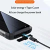 50000mAh Solar Power Bank Ultra Capacity USB 4 in1 Super Fast Charging USB TypeC LED Light Outdoor Power Bank For iPhone Samsung 4